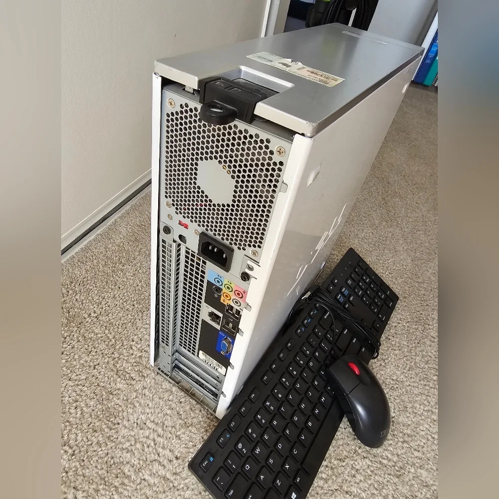 Dell Silver and Black Laptop Keyboard Assembly